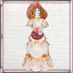 Vintage Southern Bell Seashell Doll